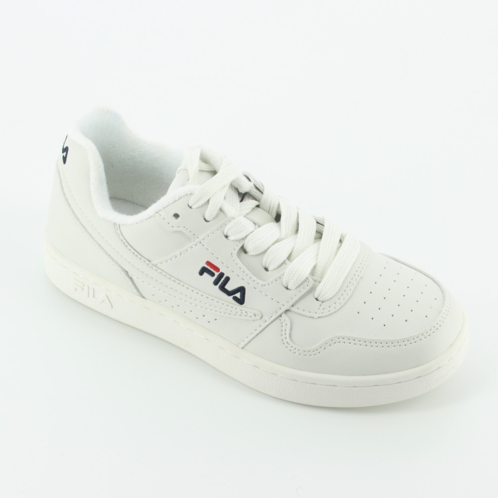 fila arcade low white